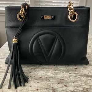 Genuine Black leather Mario Valentino bag